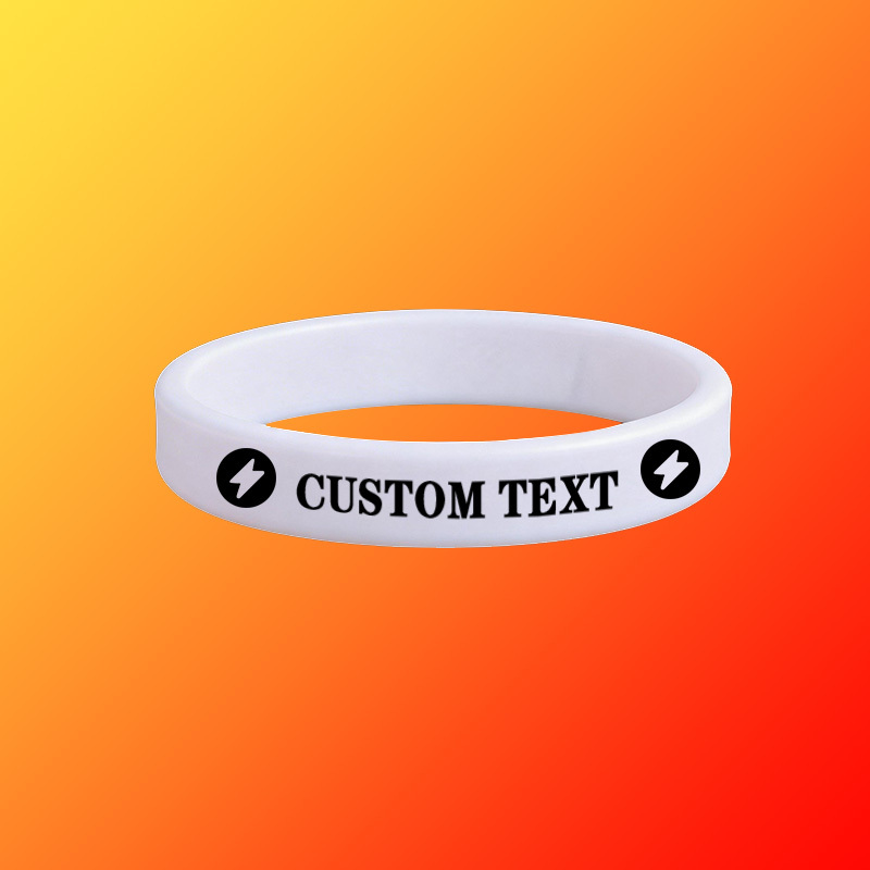 100pcs Custom Silicone Wristbands, Gift for Her